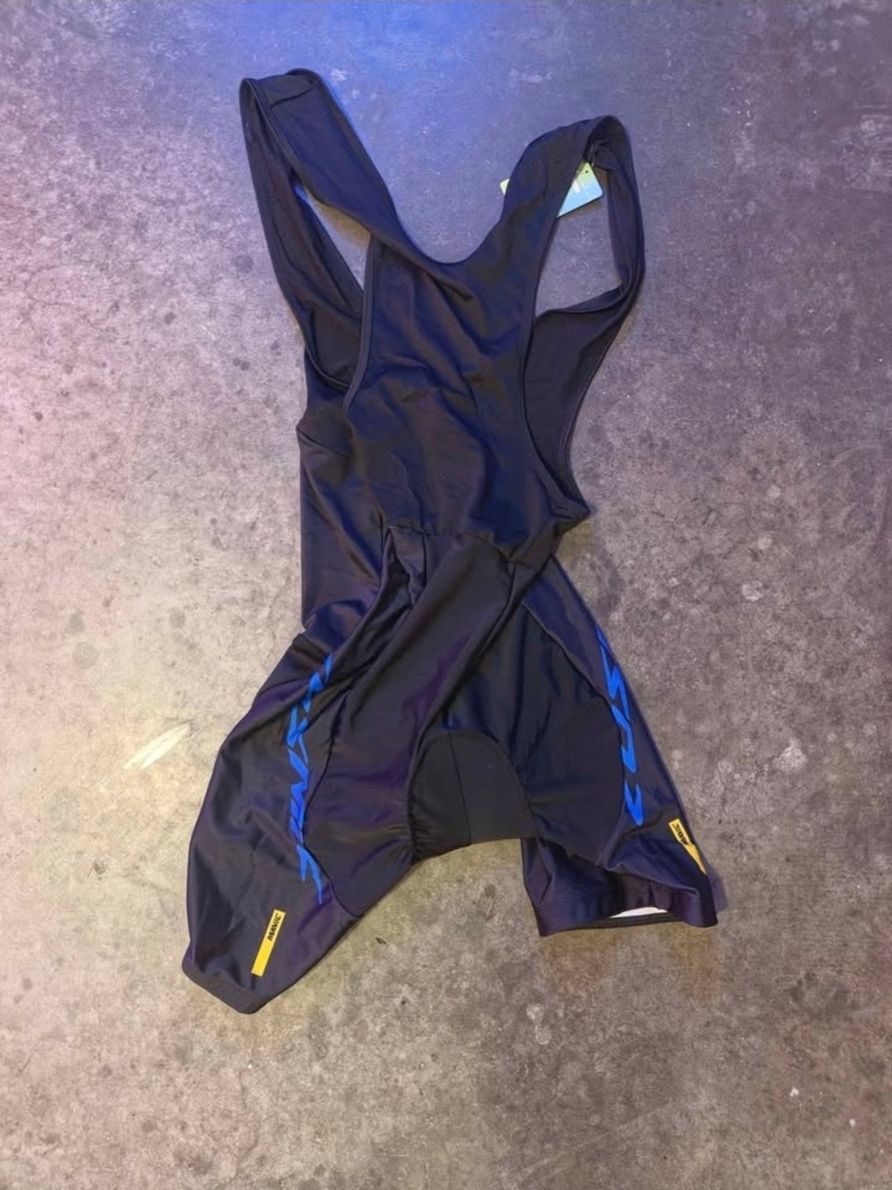Men's Black & Blue Racing Swim Suit